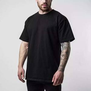 100% Cotton Men T Shirts Short Sleeve Summer Wear Casual <b>Blank</b> Crewneck Solid Color Men's Clothing Oversized Men's T Shirts - Product Image 2