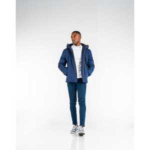 Imperio Shop Chaqueta impermeable con cremallera para exteriores con acolchado Comfort Chaqueta negra acolchada - Product Image 1