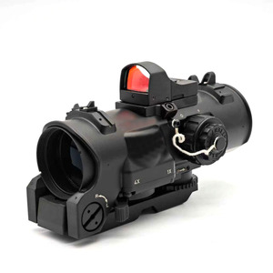 Portée holographique à grossissement tactique 1-4X avec point rouge pour lunettes et accessoires de chasse - Product Image 1