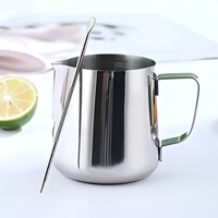 Pichet à lait pour barista, outil moderne et écologique de haute qualité à bas prix, pour faire des latte art, en acier inoxydable 304