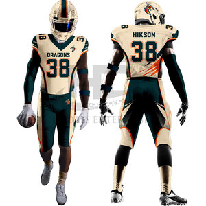 Uniforme de football américain à séchage rapide avec logo personnalisé, vêtements de sport professionnels, uniforme de football américain - Product Image 3