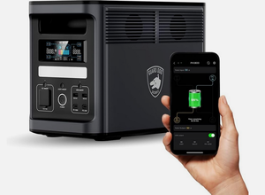 Solar Portable Generator EP1800W 1536Wh Battery Bank LiFePO4 UPS App-Control 260V Input 240V/230V/480V Output 300mA - Product Image 1