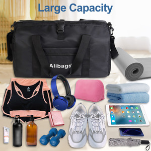 Bolsa de Gimnasio Personalizada Obaili, Bolsa Deportiva Pequeña de Viaje para Mujeres y Hombres con Compartimento para Zapatos y Soporte para Tapete de Yoga, Bolsillo Impermeable - Product Image 6