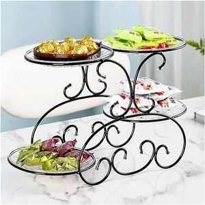 Soporte para Tartas para servir tartas, magdalenas y pasteles, soporte para tartas de Metal de 3 niveles para decorar tu restaurante o tu hogar, recién llegado - Product Image 2