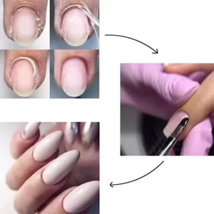 Tijeras multiusos para cutículas de acero inoxidable arcoíris, mango ergonómico adecuado para el cuidado de las uñas, herramientas de belleza para cejas - Product Image 2