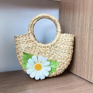 Vietnam Manufacturer's Classic Light Brown Rattan <b>Picnic</b> <b>Basket</b> Stylish Door Wicker Flower for Stylish Storage Holiday Gifts - Product Image 3