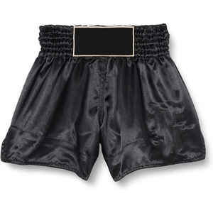 กางเกงขาสั้นการต่อสู้การต่อสู้แบบสั้นของ MMA แบบมวยไทยและกิโมโน Jitsu แบบยืดได้มีโลโก้ด้านหน้า - Product Image 1