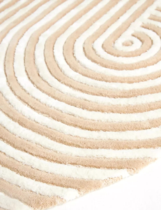 ผลงานชิ้นเอกแนววินเทจชั้นสูงของ100% พรมขนสัตว์ที่ทันสมัยและพรมสำหรับห้องนั่งเล่นและห้องเด็กทำด้วยมือ - Product Image 3