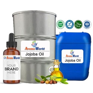 Huile de support de jojoba 100% pure et pressée à froid pour les cheveux de la peau | Approvisionnement en gros en vrac pour les cosmétiques | Marque privée OEM/ODM disponible - Product Image 1