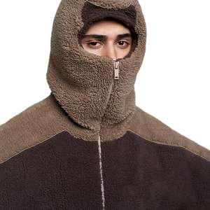 Custom 100% algodón bordado invierno Oversized Crop Hoodie para los hombres-bajo al por mayor - Product Image 3