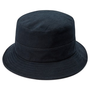 Sombreros de cubo de mezclilla azul marino unisex, diseño de logotipo personalizado de calidad superior, tamaño personalizado en blanco liso sólido para verano informal - Product Image 1