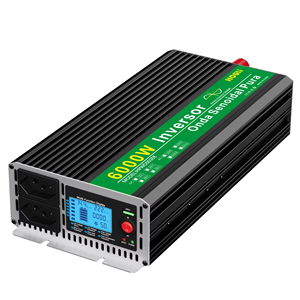 Convertisseur d'énergie solaire à onde sinusoïdale pure HOULI 3000W/4000W/5000W pour camping-car 12V/24V vers 220V/110V avec prise brésilienne - Product Image 6