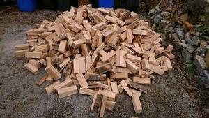 Leña Roble picado Fuego de madera Briquetas secas en horno Haya Roble Leña - Product Image 6