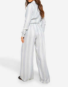 Pantalones Deportivos Térmicos para Mujer, Cintura Media Elástica, Corte Holgado, Pierna Ancha, Algodón, Resistentes al Viento, Transpirables, Estilo Urbano, Casuales, Invierno - Product Image 6