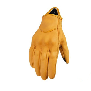 Gants de moto en cuir de haute qualité, dernier design, logo de l'entreprise du client imprimé, vente chaude, prix bas - Product Image 2
