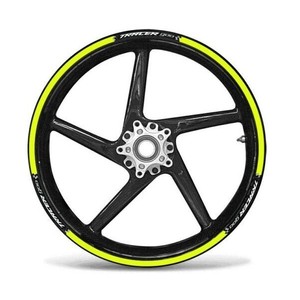 Adesivi Giallo Neon per Moto, Compatibili con Cerchi da 17 Pollici per Moto YAMAHA TRACER 900 - Product Image 1