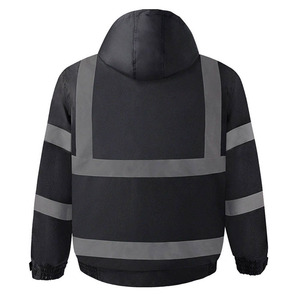 Chaqueta de Seguridad Reflectante Personalizable 100% Poliéster con Cuello Alto para Secado Rápido, Impermeable, Resistente al Viento y Ajuste Cómodo para Invierno - Product Image 2