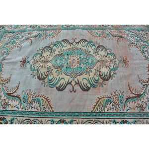 Alfombra de 6.2x9 pies, Alfombra Turca Grande, Alfombra Oriental Azul - Product Image 5