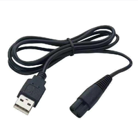 Câble USB court et durable, charge rapide, synchronisation des données, pour tondeuses à cheveux, appareils photo, faisceau de câblage MP3
