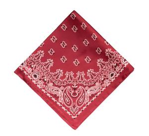 100% Cotton Printed Bandanas for <b>Men</b> Good Quality Square <b>Scarves</b> with Dot Pattern Digital Printing for Spring - Product Image 3