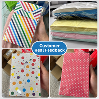 Sacs en papier kraft colorés à fond carré, réutilisables, à rabat supérieur, pour emballages cadeaux, fêtes, rassemblements, célébrations, en stock