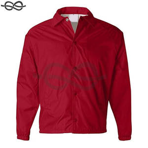 Custom Name Embroidered Adult Unisex Stand Collar Coach's <b>Jacket</b> Personalized Lightweight Water-Resistant Windbreaker - Product Image 5