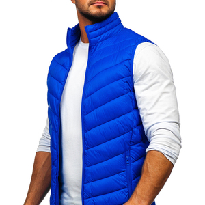 Chaleco ligero personalizado cálido burbuja empacable chaqueta sin mangas de talla grande invierno hombres pato abajo chaleco para hombres - Product Image 2