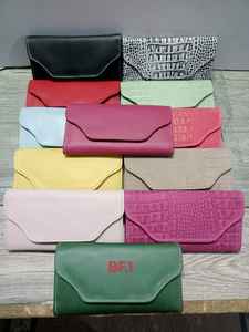 Fashionable Ladies <b>Wallet</b> BF.1 Luxury RFID Clutch Zipper Closure Short Long Length Options Customizable Logo Pattern <b>Card</b> Holder - Product Image 4