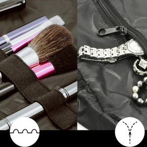 Waterproof <b>Toiletry</b> <b>Bag</b> With Multiple Compartments Easy Organization <b>Hanging</b> Travel <b>Toiletry</b> <b>Bag</b> Hook Hotel And Bathroom Use - Product Image 3