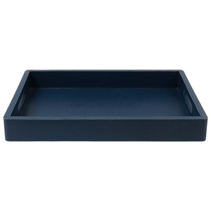 ถาดไม้สีขาวแบบชนบทพร้อมด้ามจับที่ทันสมัยถาดเสิร์ฟและแสดง - Product Image 4