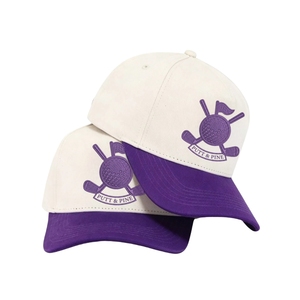 Gorra de golf bicolor al por mayor con logo de marca personalizado, gorra estructurada de 5 paneles con ojales, visera curva, gorra deportiva vintage, fábrica en Vietnam - Product Image 3