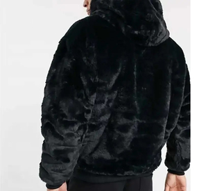 2025 Latest Style Winter Warm <b>Christmas</b> <b>Hoodie</b> <b>Men</b> 100% Polyester Windproof Eco-Friendly Comfortable Solid Pullover Plain Dyed - Product Image 3