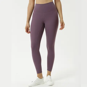 Leggings sin Costuras para Mujer, Efecto Push-Up, Control de Abdomen, Cintura Alta, Color Sólido, Pantalones de Yoga para Entrenamiento - Product Image 5