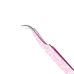 Pinzas Profesionales de Acero Inoxidable para Extensión de Pestañas con Punta Curva de Precisión y Mango Antideslizante para Artistas de Pestañas de Salón Elite - Product Image 4
