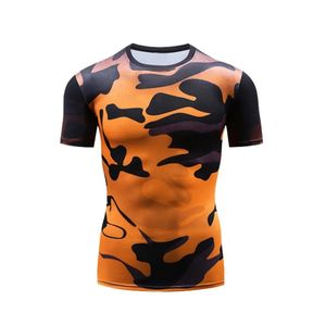 Garde d'éruption de demi-manche de Sublimation à séchage rapide de haute qualité pour BJJ MMA Jiu Jitsu UPF50 équipement de Performance Flexible - Product Image 3