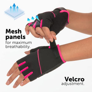 Gants d'entraînement pour hommes et femmes avec rembourrage en gel anti-vibrations, gants de cyclisme et de course confortables pour le vélo - Product Image 4