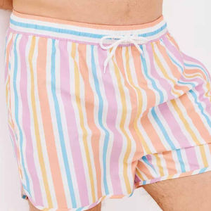 Short d'entraînement de gymnastique décontracté de haute qualité pour hommes, Streetwear écologique de couleur unie imprimé de logo personnalisé - Product Image 2