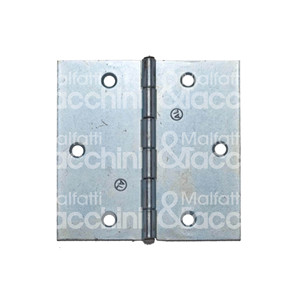 CHARNIÈRES CARRÉES Art. Acier galvanisé 121 avec goupille galvanisée - Product Image 1