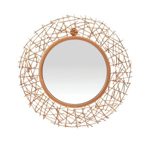 กระจกกรอบโลหะทรงกลมติดผนังแบบโมเดิร์นสุดหรูเฟอร์นิเจอร์ตกแต่งบ้านห้องนั่งเล่น - Product Image 1