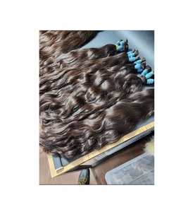 Paquetes de extensión de cabello Remy súper doble dibujado Cabello crudo indio y camboyano recto sin procesar - Product Image 3