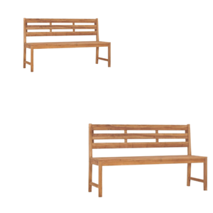 Banco Comercial Parque al aire libre Banco de madera Fábrica Asiento personalizado Jardín Fabricante de madera Muebles de exterior Moderno - Product Image 3