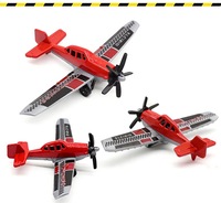 Nouvel arrivage : Ensemble de modèles d'avions jouets moulés sous pression, incluant un avion de passagers coulissant, un avion monopropulseur et un petit hydravion en métal