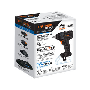 Chiave a percussione da 1/2, 20V, 155 lb/ft, senza accessori, MAX - Product Image 2