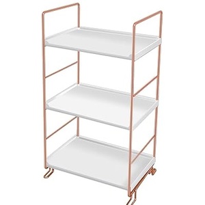 Étagère à épices à deux niveaux en fer forgé de la meilleure qualité enduite de noir de style unique pour le rangement des ustensiles de cuisine - Product Image 6