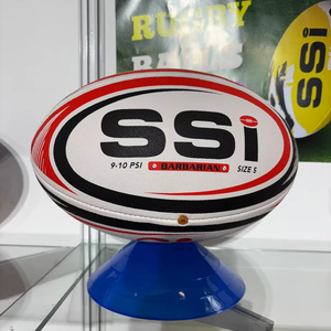 Pelota de Rugby bárbaro tamaño 3 5, pelota de Rugby de acabado Premium, estructura fuerte para sesiones de entrenamiento y práctica diaria, amada por los jugadores - Product Image 1
