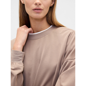 High Quality Customized Oversize <b>Women's</b> <b>Sweatshirt</b> Drop-Shoulder trendy Bow Style with Crewneck and <b>Long</b> Sleeves <b>for</b> Winter - Product Image 4