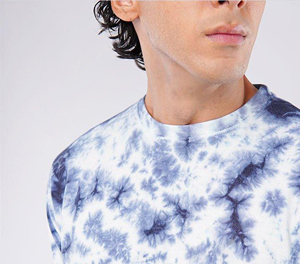 Camiseta Tie Dye con logotipo personalizado Camiseta de corte regular Tela de algodón Manga corta Casual Streetwear Unisex Top - Product Image 3