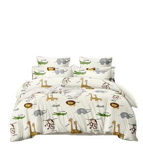 High Quality Soft Touch 100% Cotton Printed Kids Bed Sheets with cartoon Prints available in customized Prints By Avior