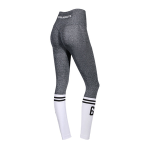 Ensemble de vêtements personnalisés Ensemble de fitness Pantalon taille haute Leggings de yoga et d'entraînement pour femmes Élasthanne GM Techniques par sublimation en quantité OEM - Product Image 1