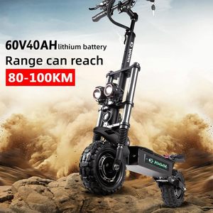 Scooter Eléctrico para Adultos 60V 40Ah N3-6000W Todoterreno, Plegable, Llantas Todoterreno de 11 Pulgadas, Llantas de Vacío, Motor Dual Rápido - Product Image 4